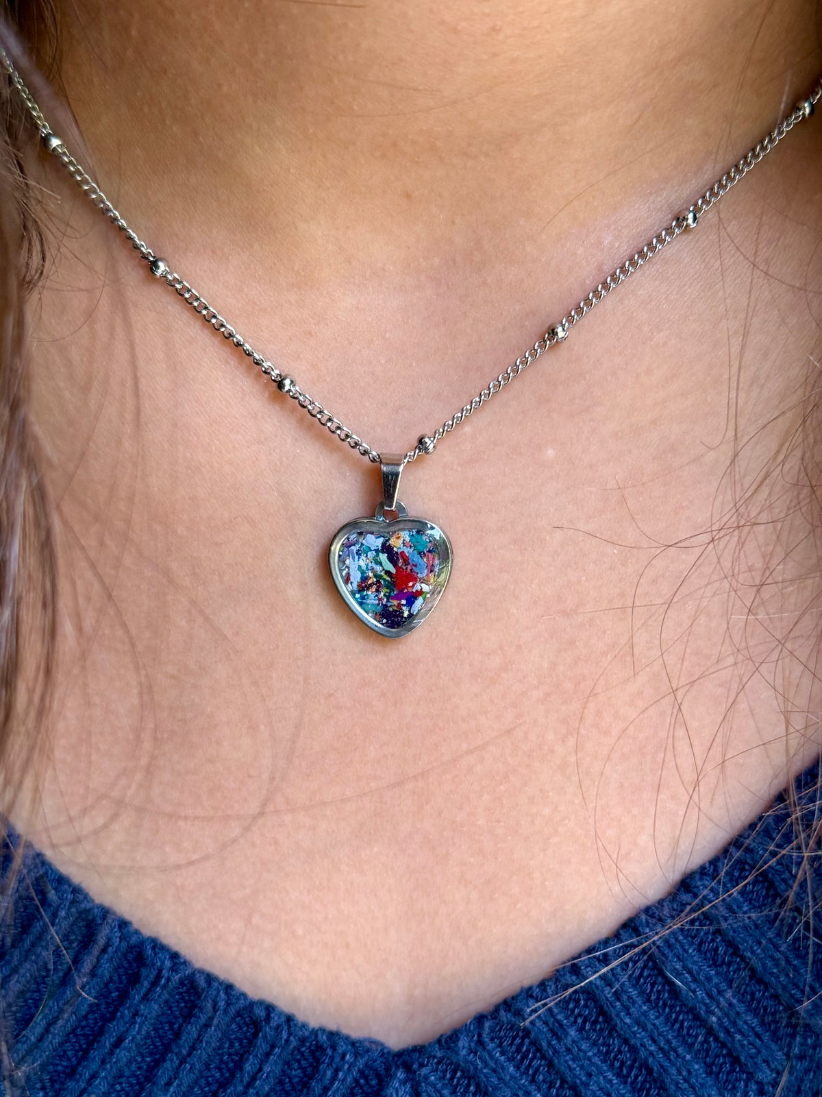 Aguas Buenas Heart Necklace