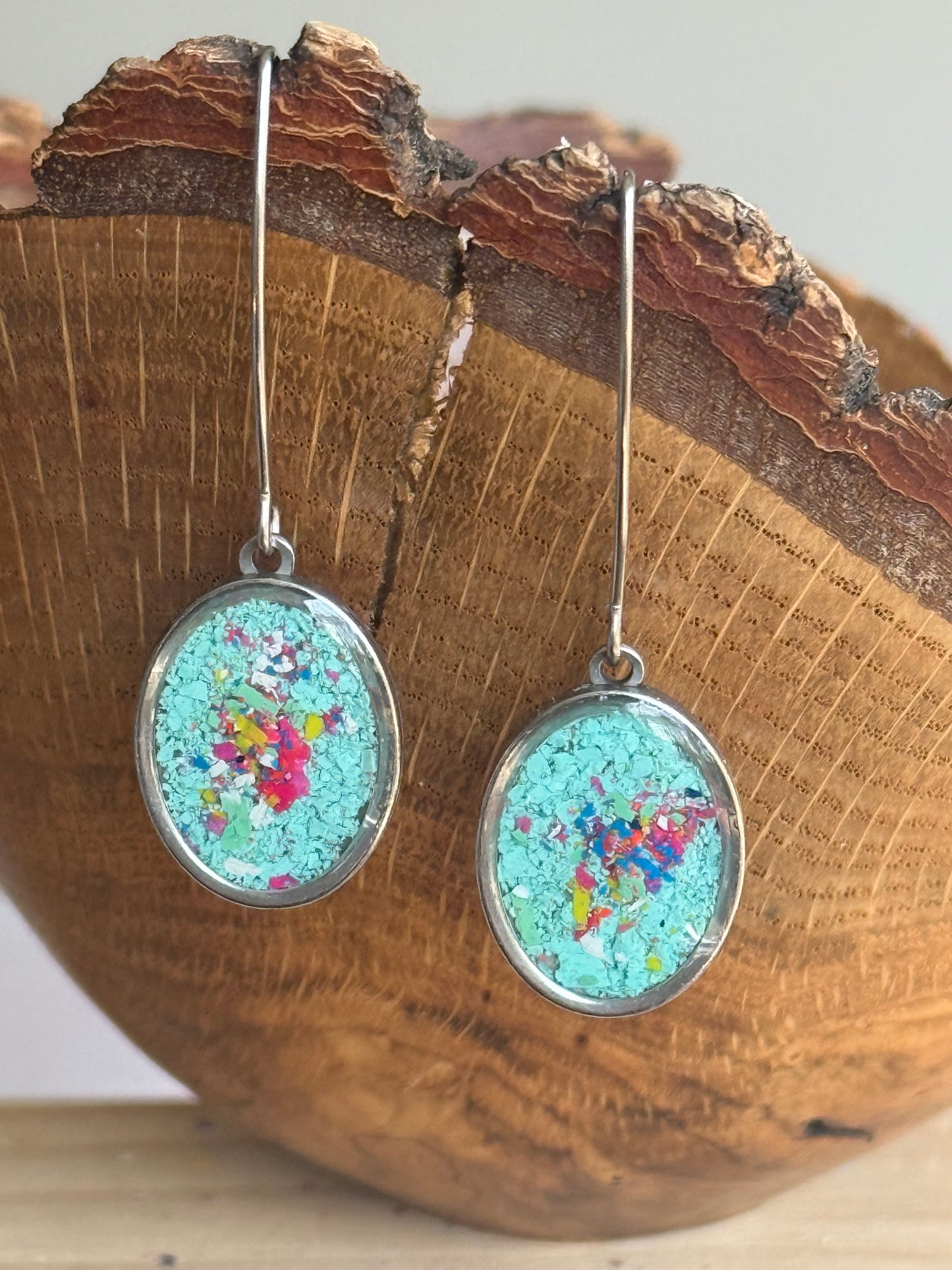 Prisma Drop Earrings (Sea Green)