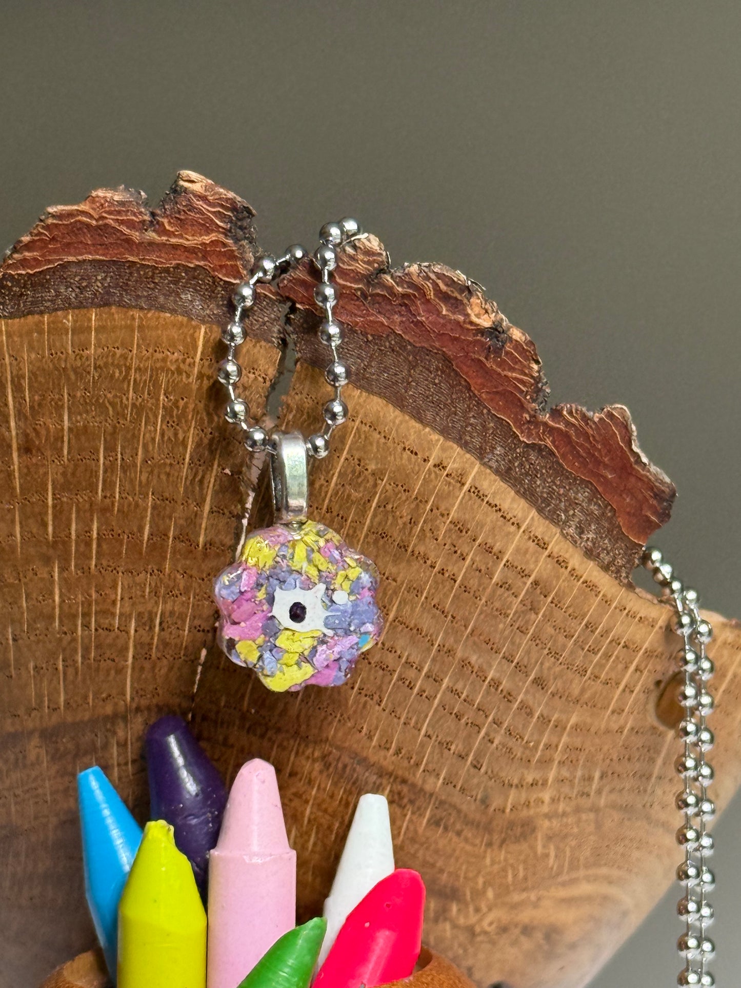 Crayon Blooms Pendant (Mixed)