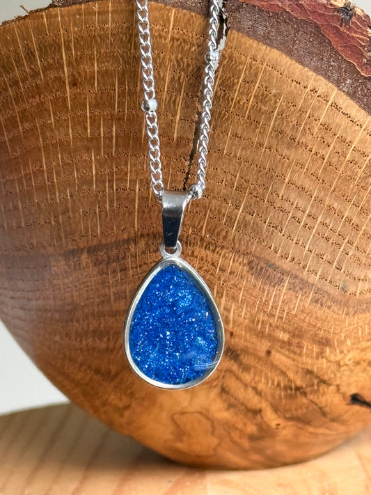 Gota Pendant (Metallic Cobalt)