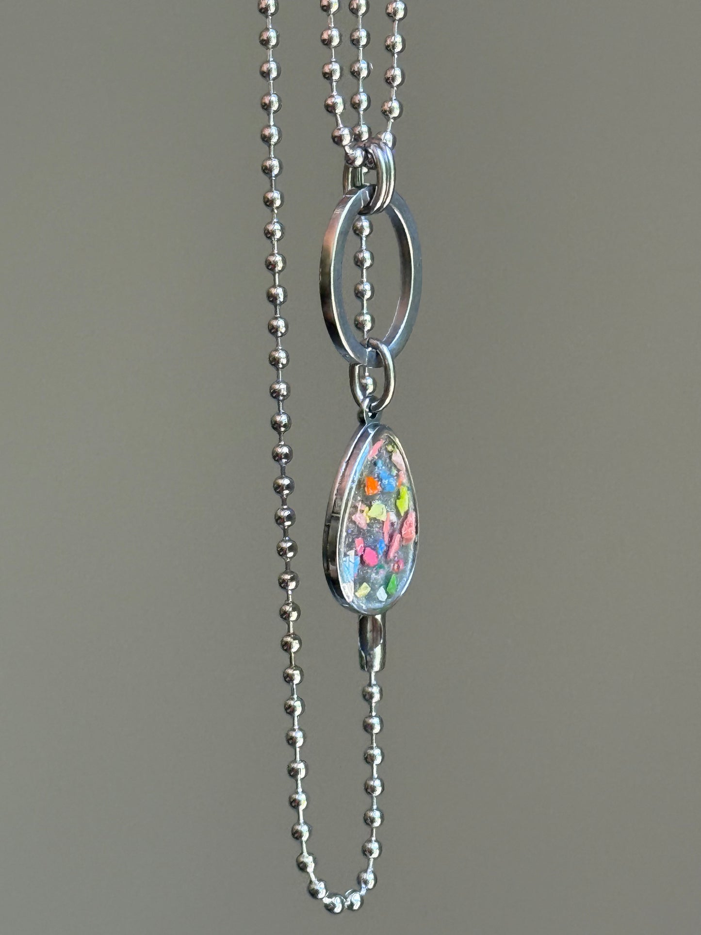 Silver Pillar Necklace