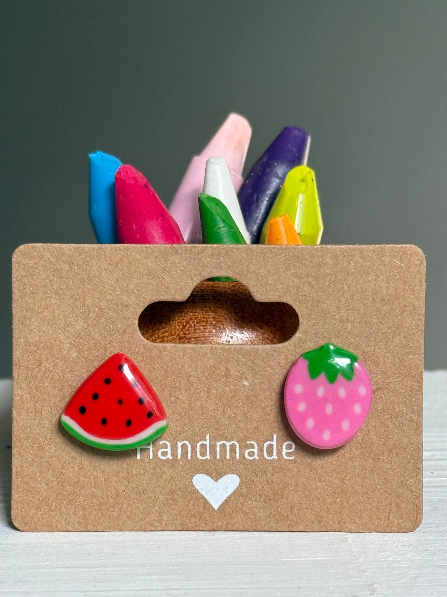Mismatched Eraser Studs