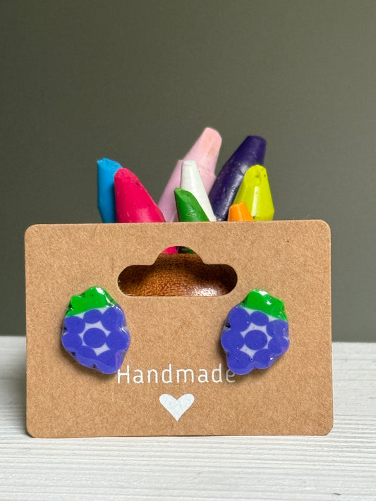 Grapes Eraser studs