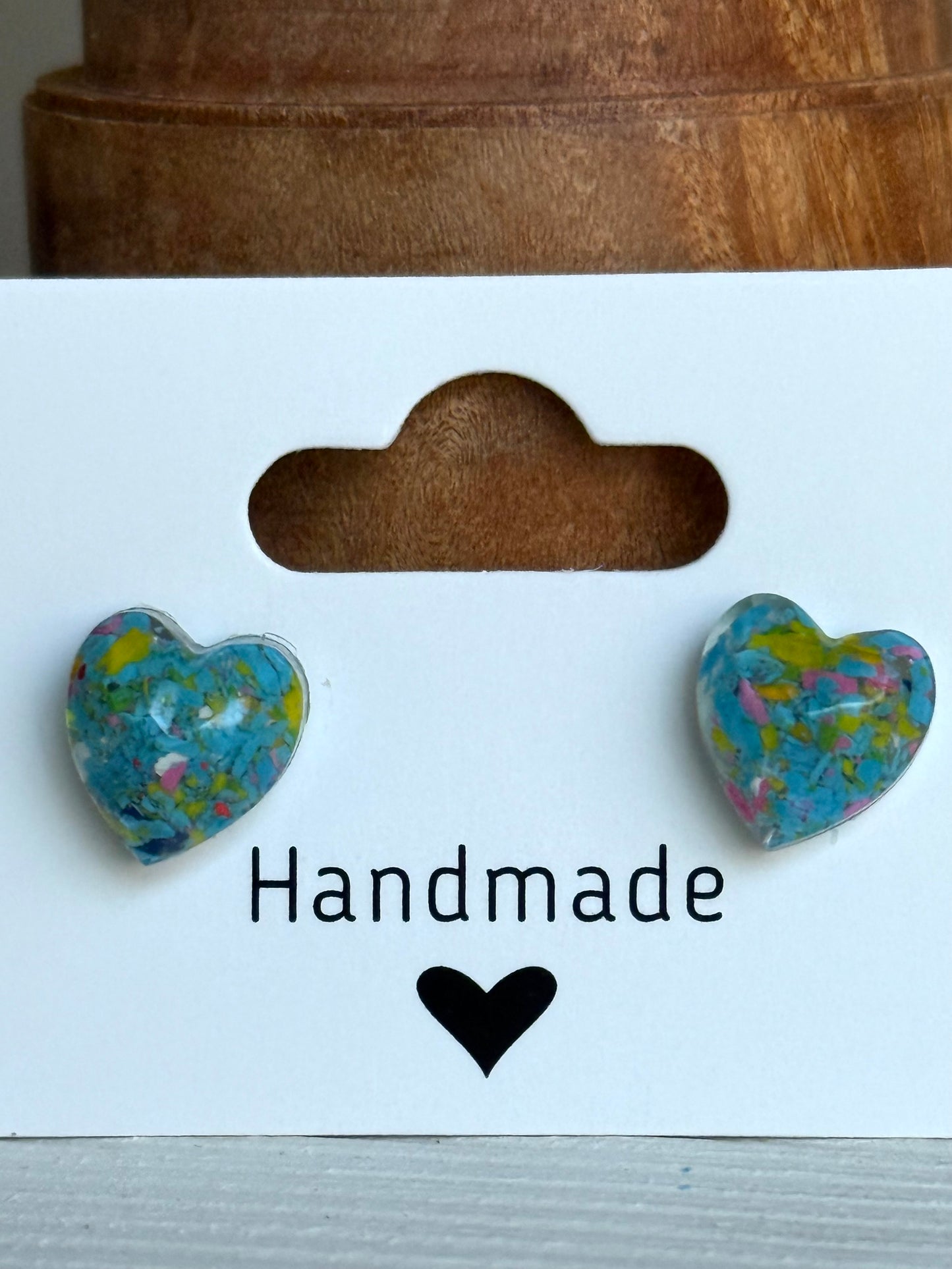 Small Heart Studs (Bright Energy)