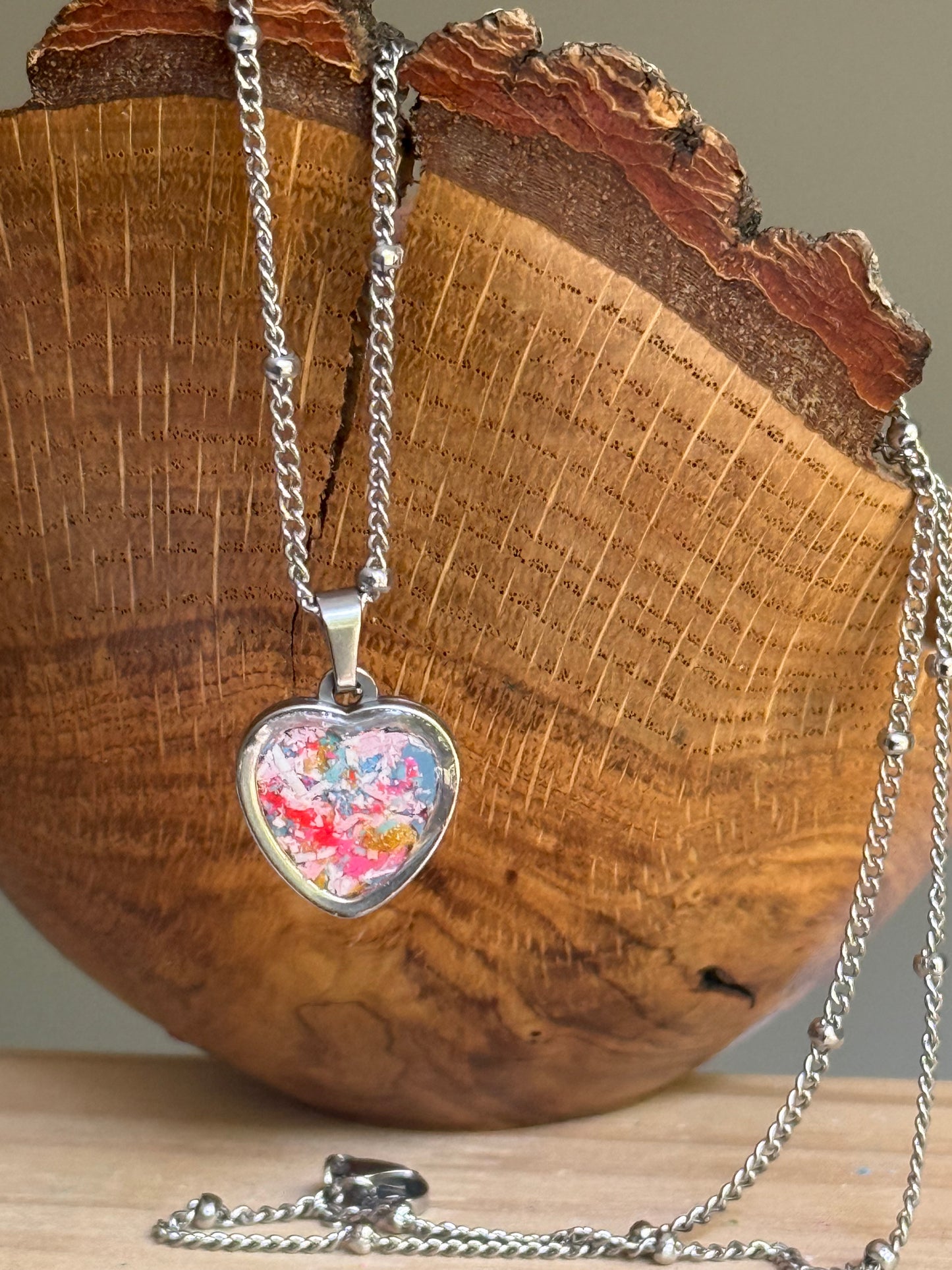 Rosewater Heart Necklace