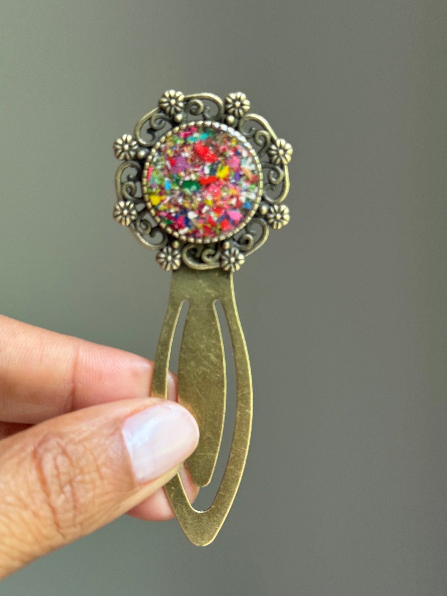 Multicolor Filigree Bookmark