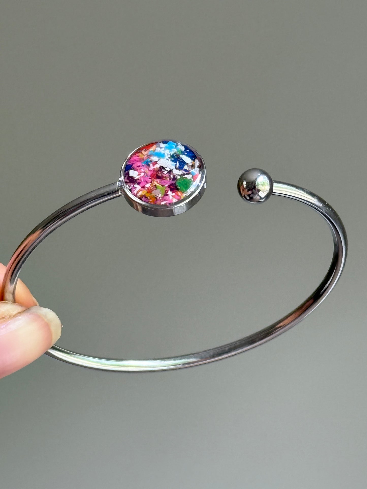 Freckled - Flexible, Single Cuff Bracelet