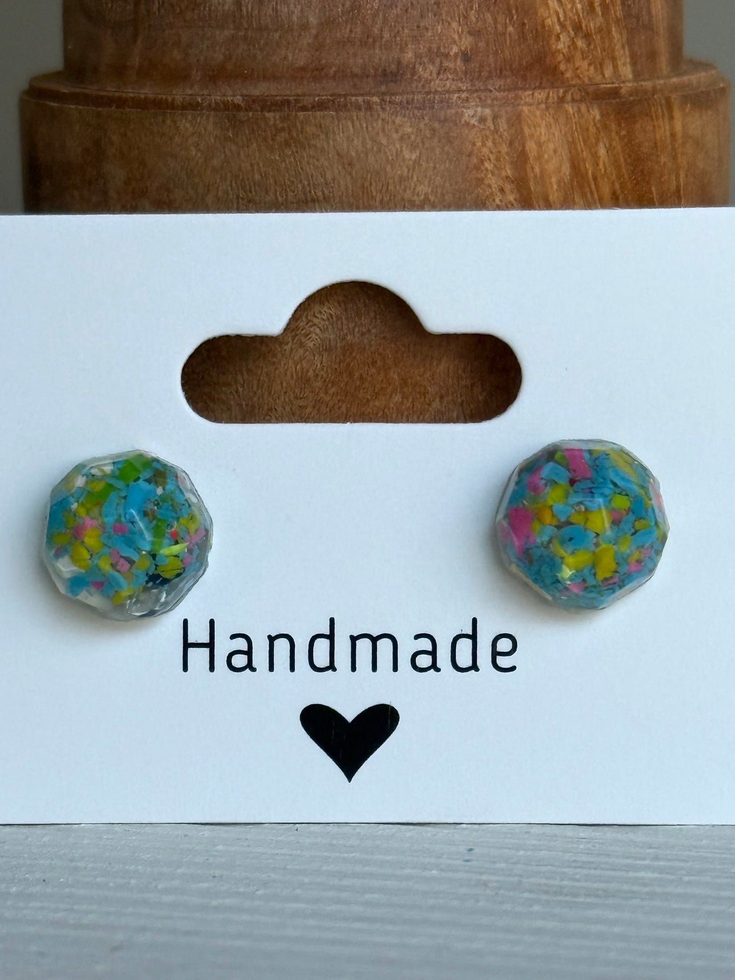 Small Round Studs (Bright Energy)