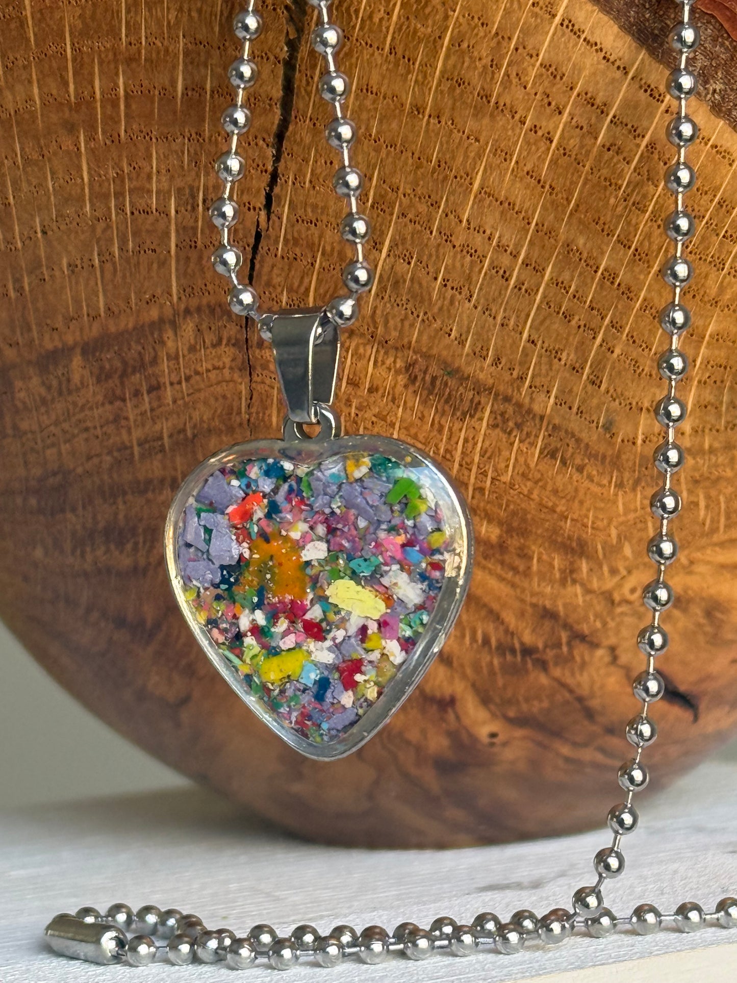 Medium Heart Pendant (Cloudberry Lilac)