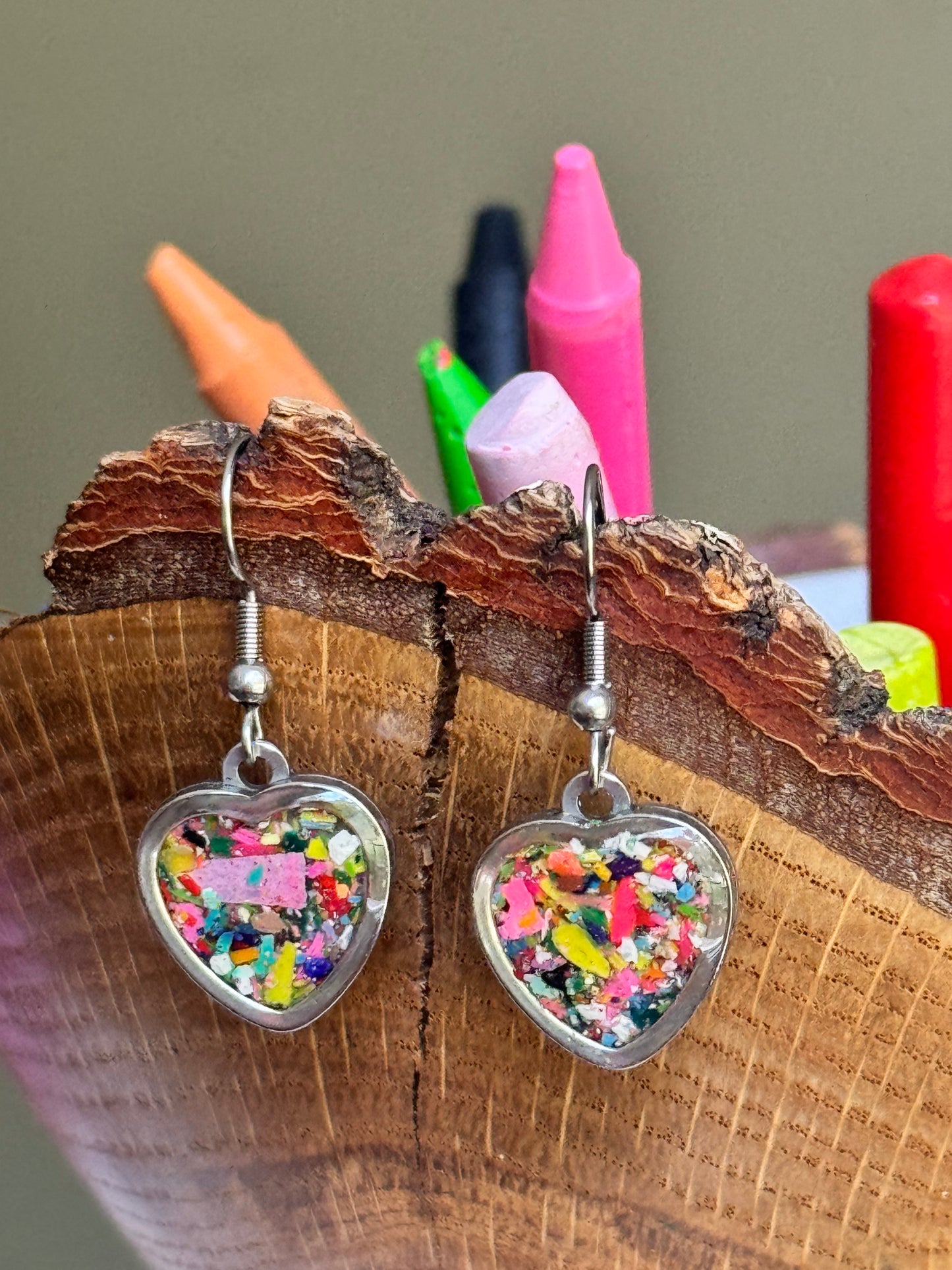Viva Heart Drop Earrings