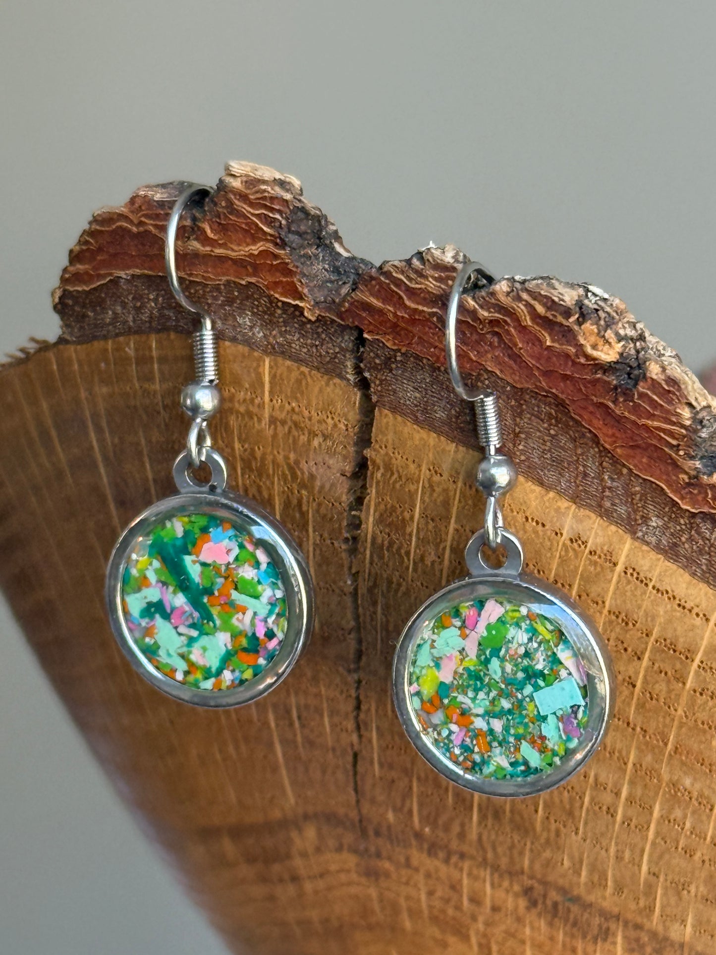 Sage Whisper - Dangling Orbis Earrings
