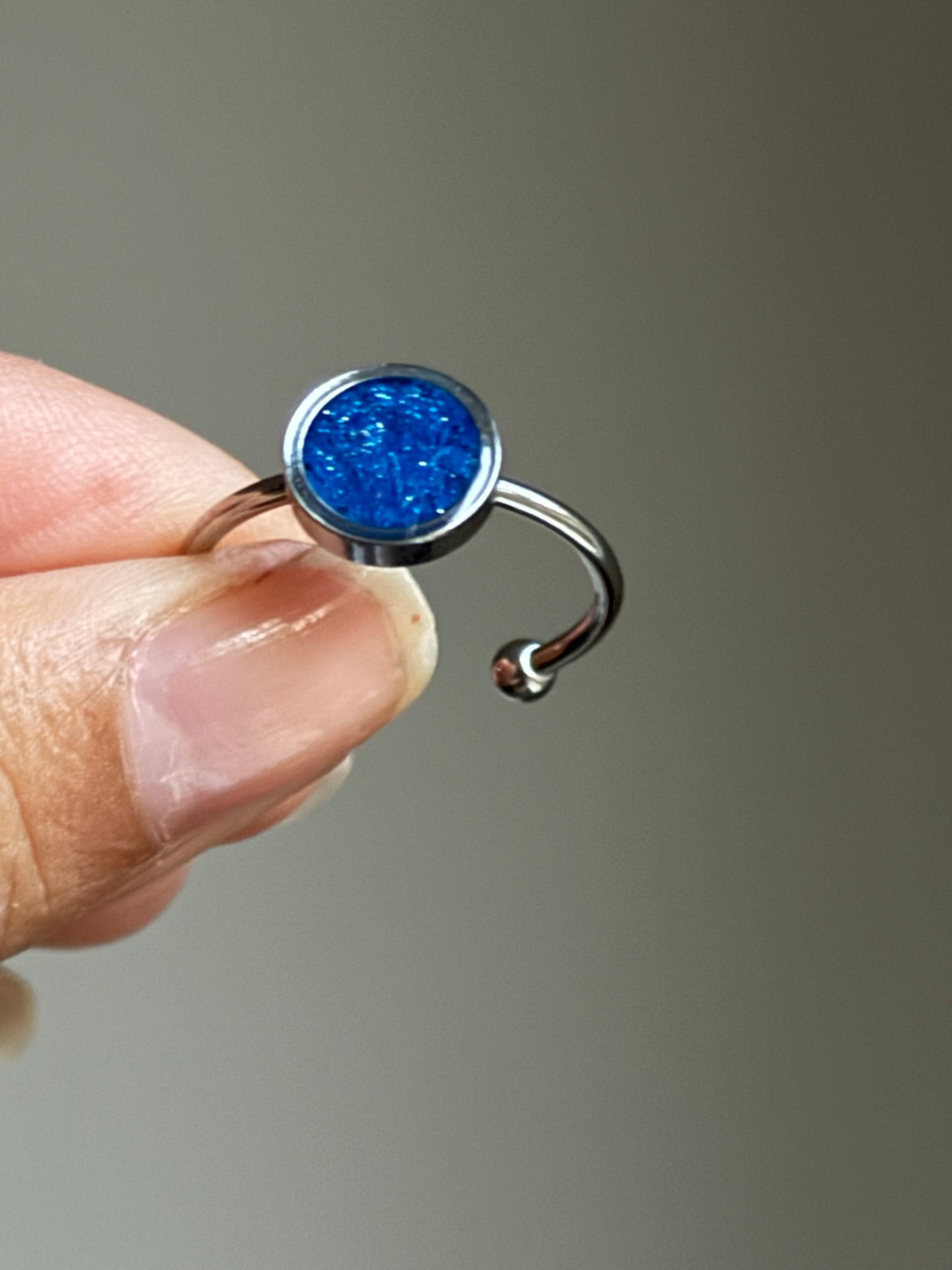 Metallic Blue (Stacking Ring)