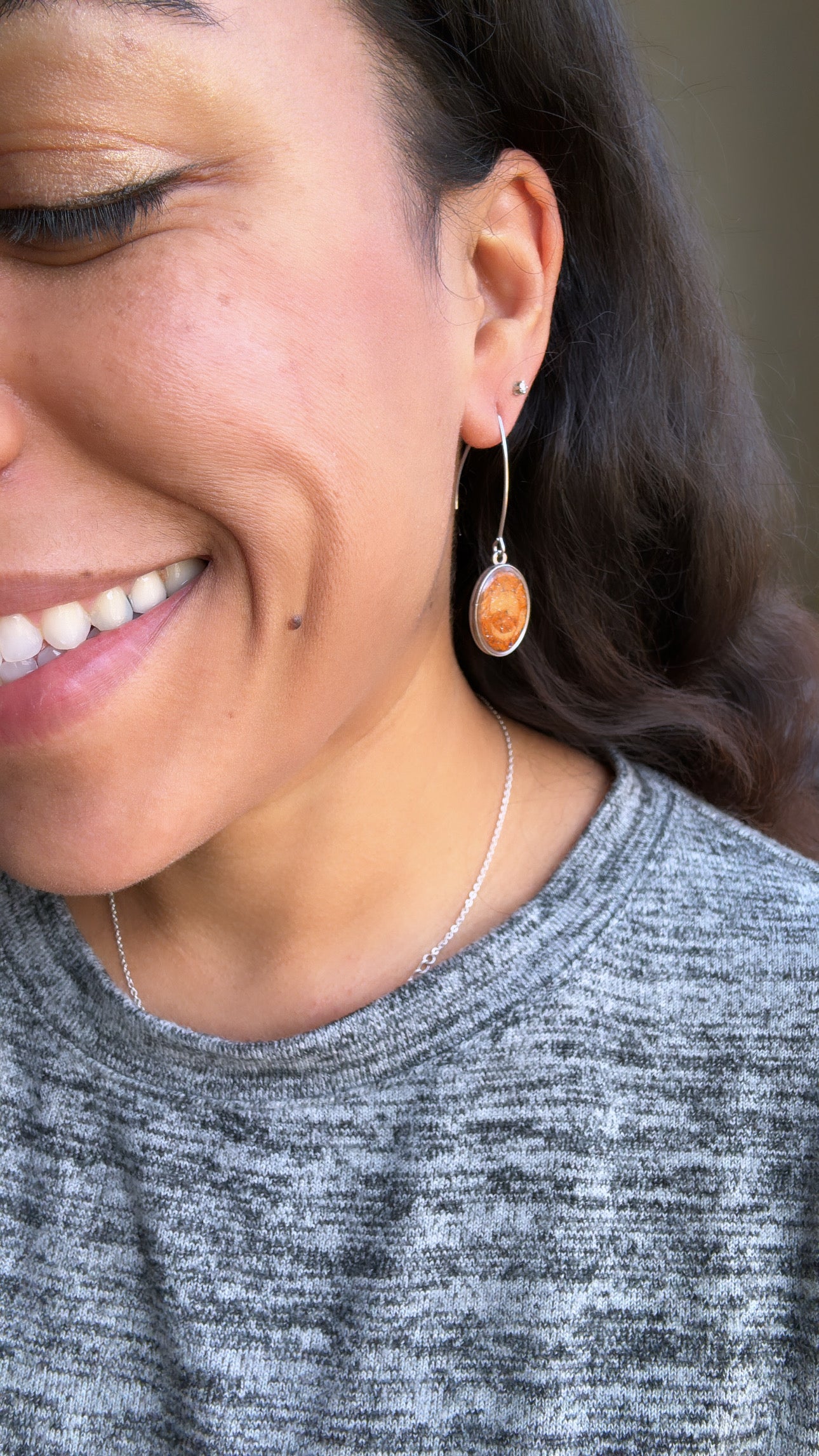 stainless steel earrings crafted with crayons by crayonfettistainless steel earrings crafted with crayons by crayonfetti