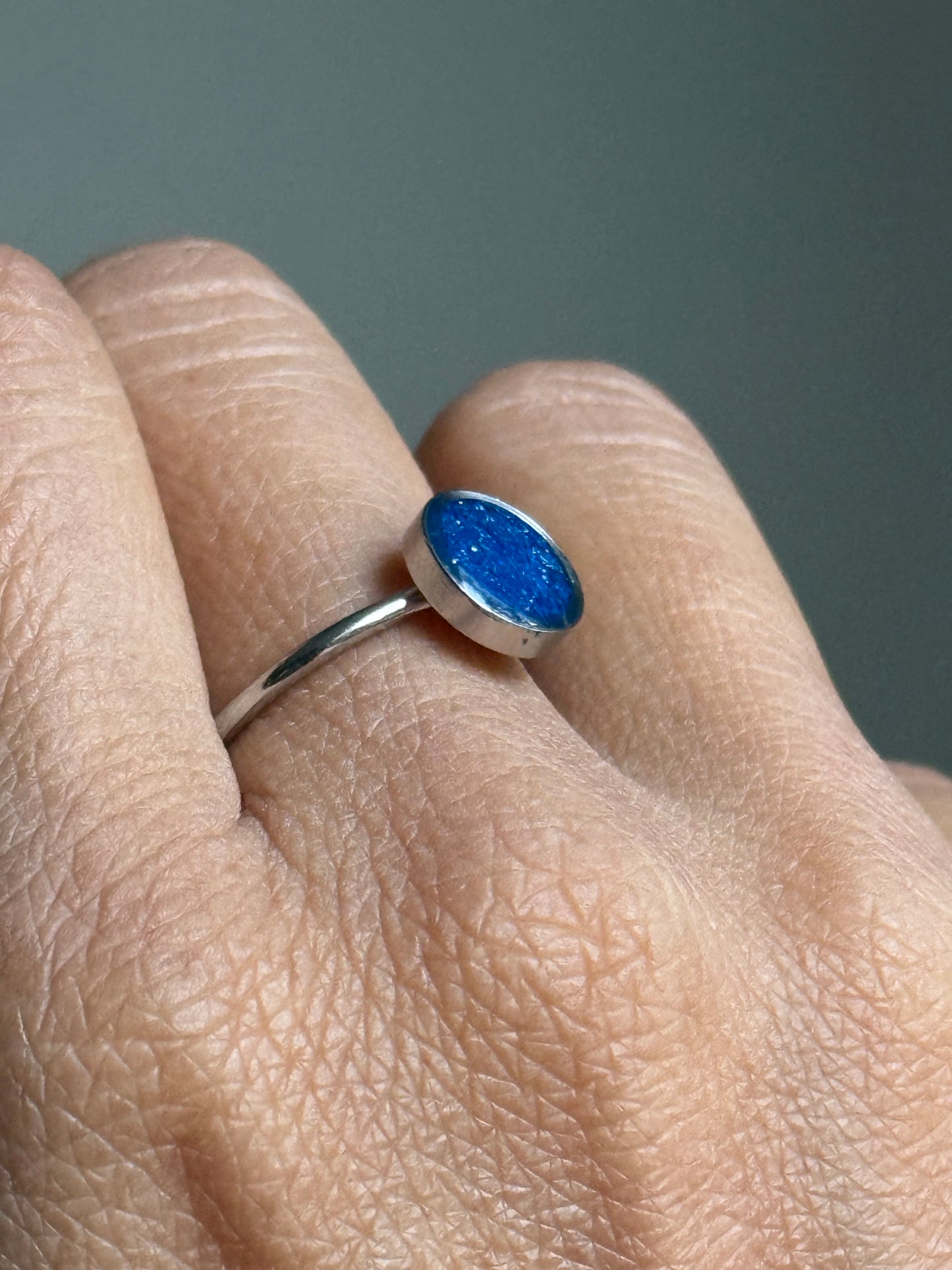 Metallic Blue (Stacking Ring)