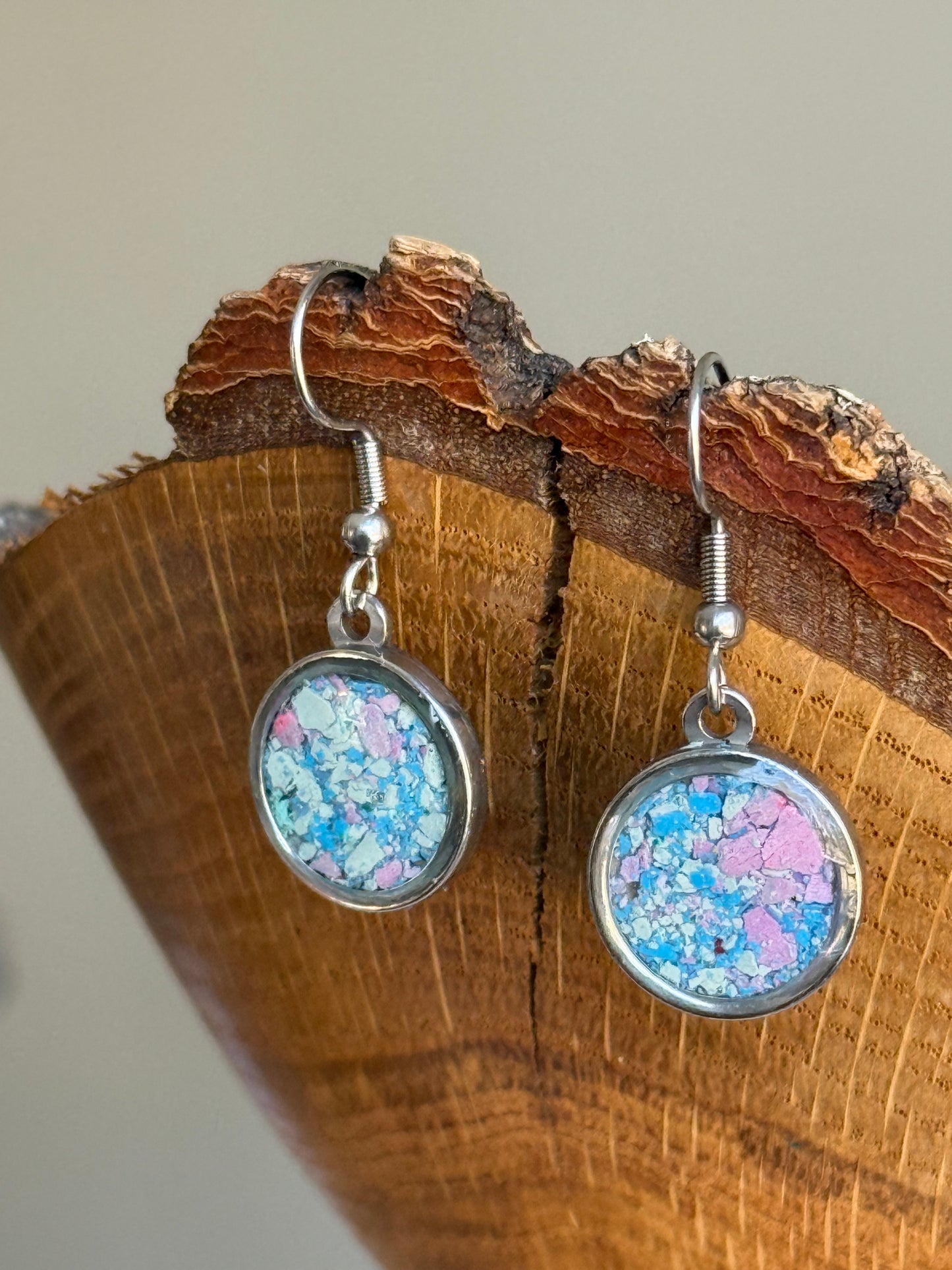 Starlight Pink - Dangling Orbis Earrings