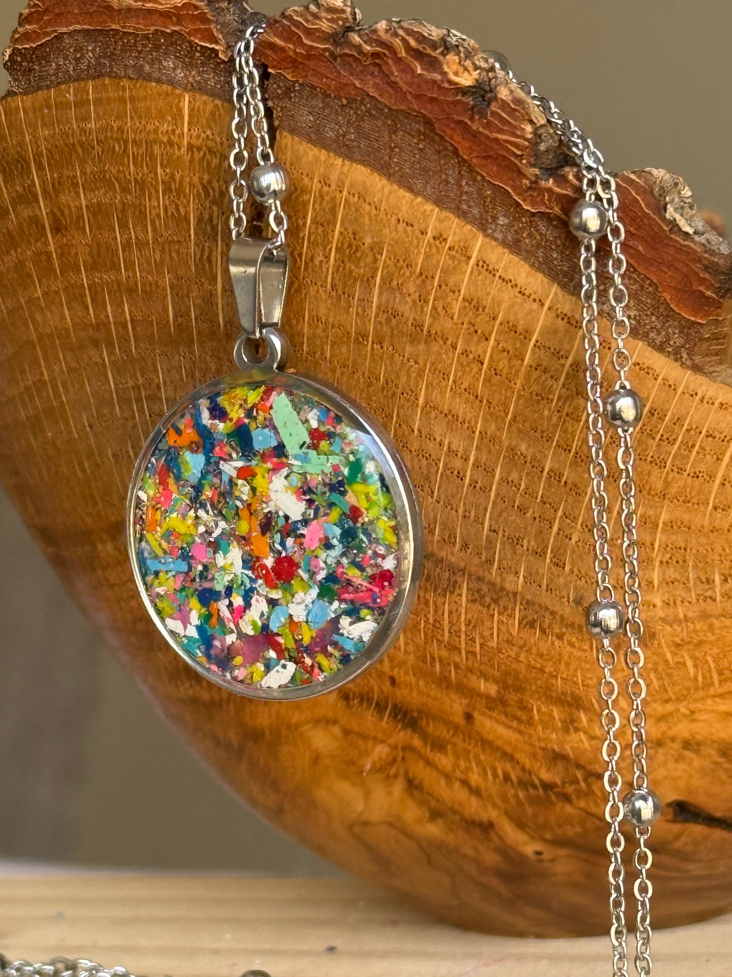 Bold Orbis Necklace (Tropical Turquoise)