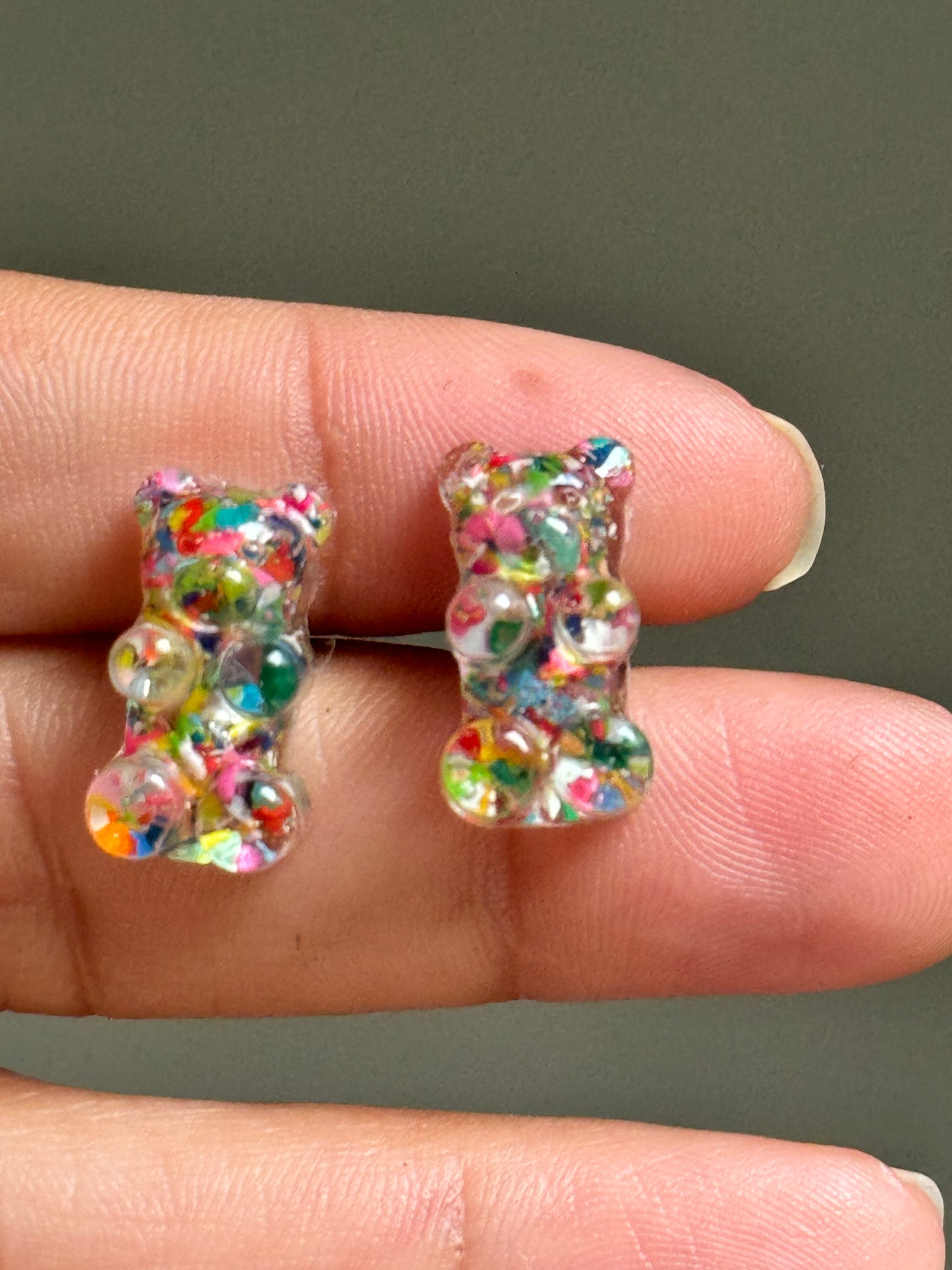 Osos de crayón con forma de tachuela (multicolor)