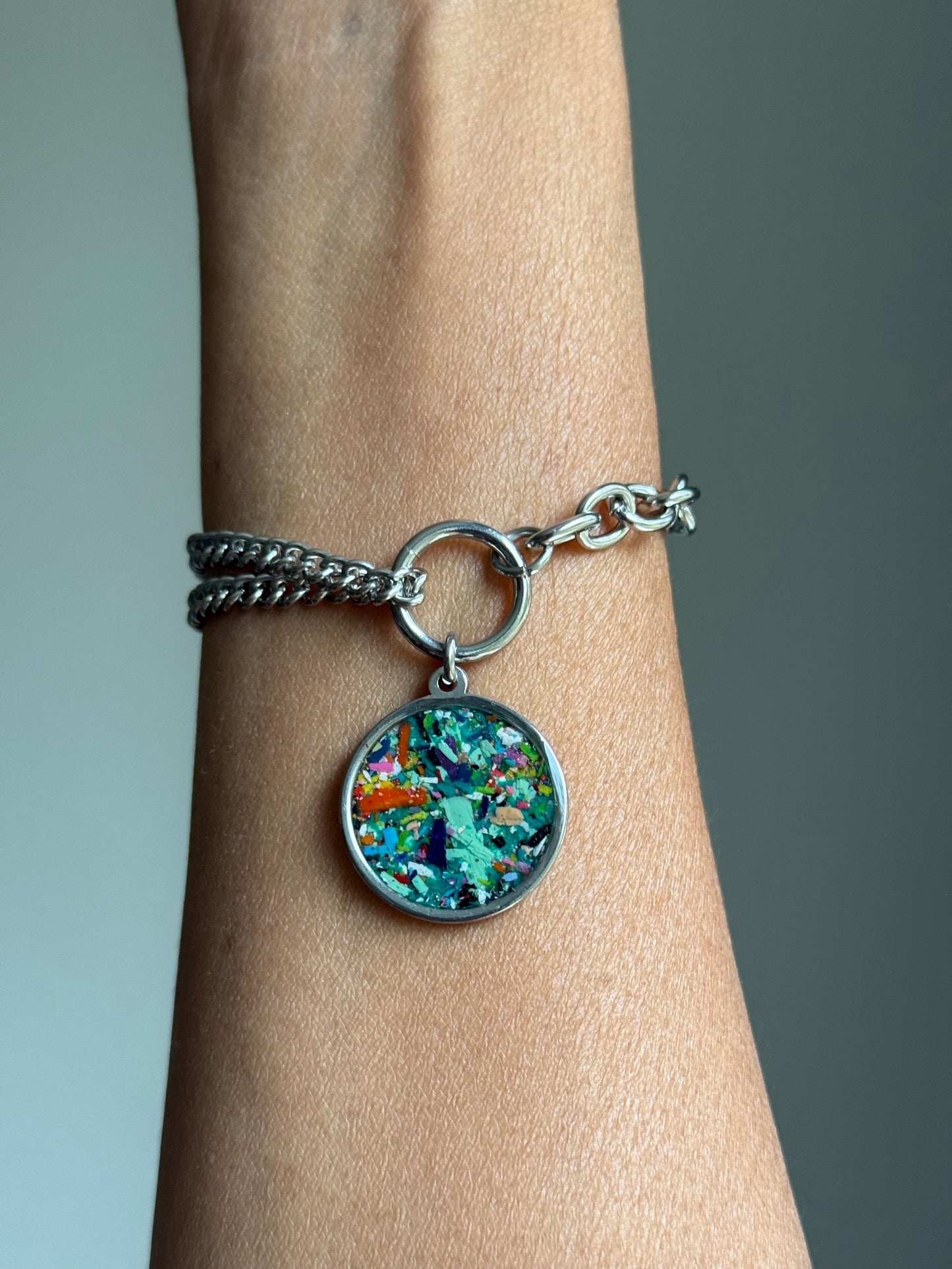 Bracelet chaîne Crayonfetti True Teal