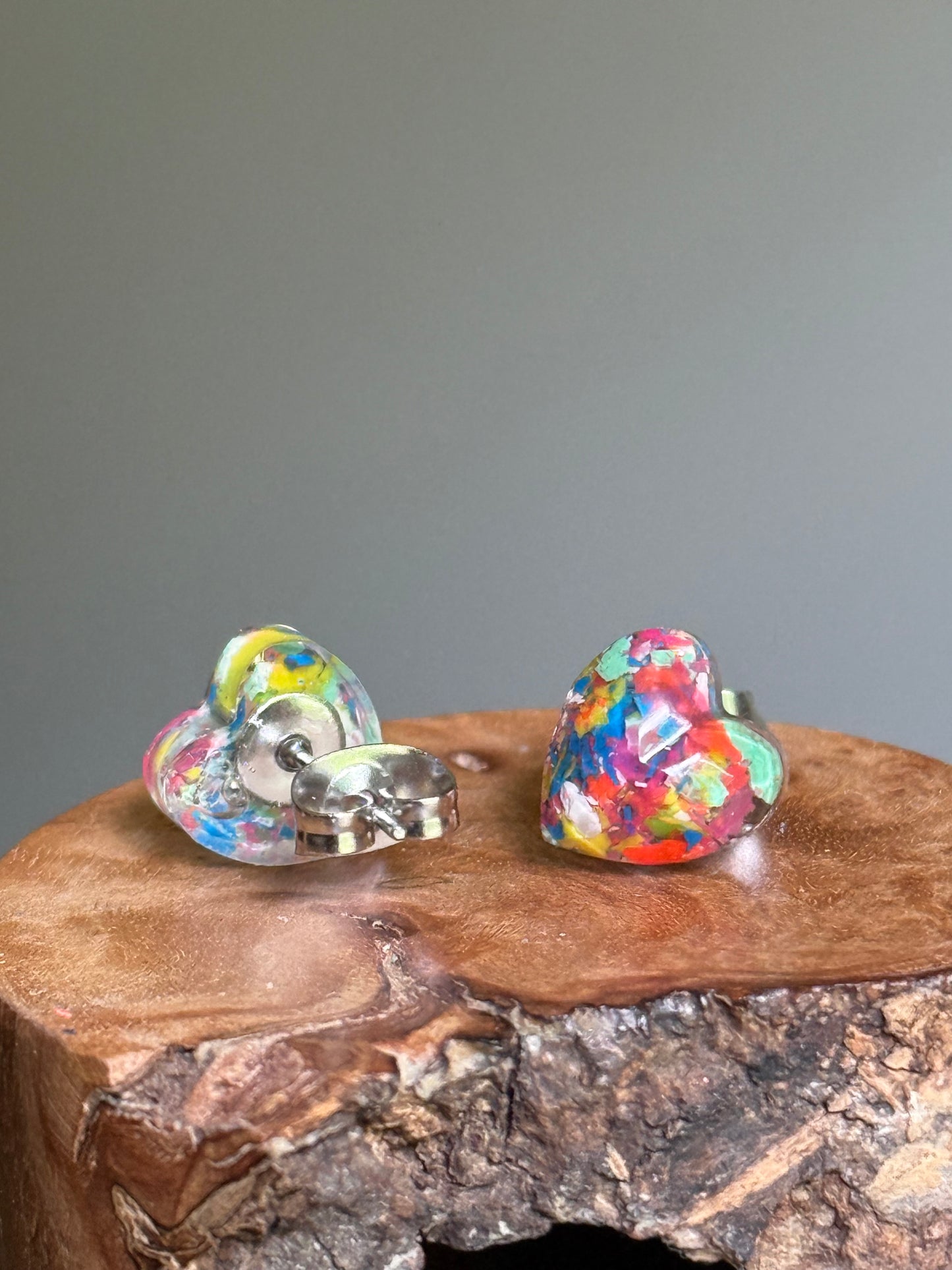 Supersonic Heart Studs