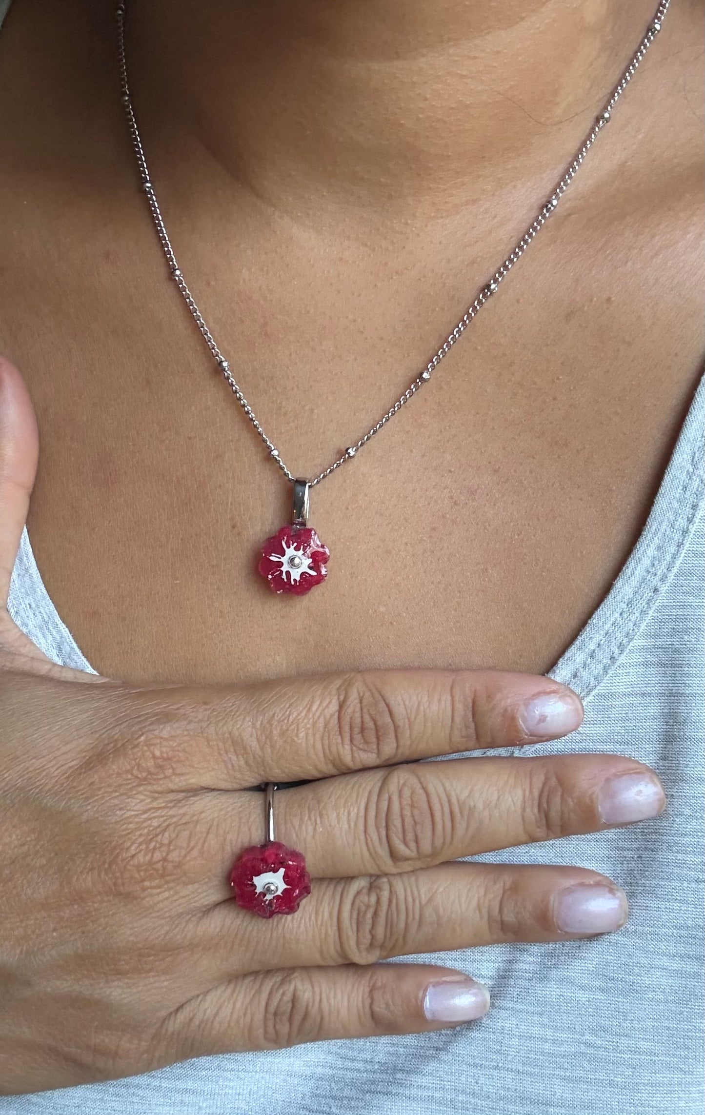 Crayon Bloom Set (Red Violet)