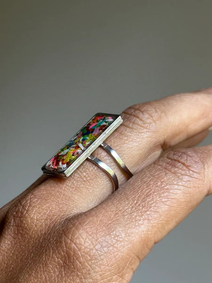 Isla Stainless Steel Ring (Multicolor)