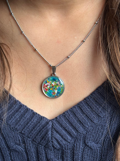 Cerulian (Round Pendant)