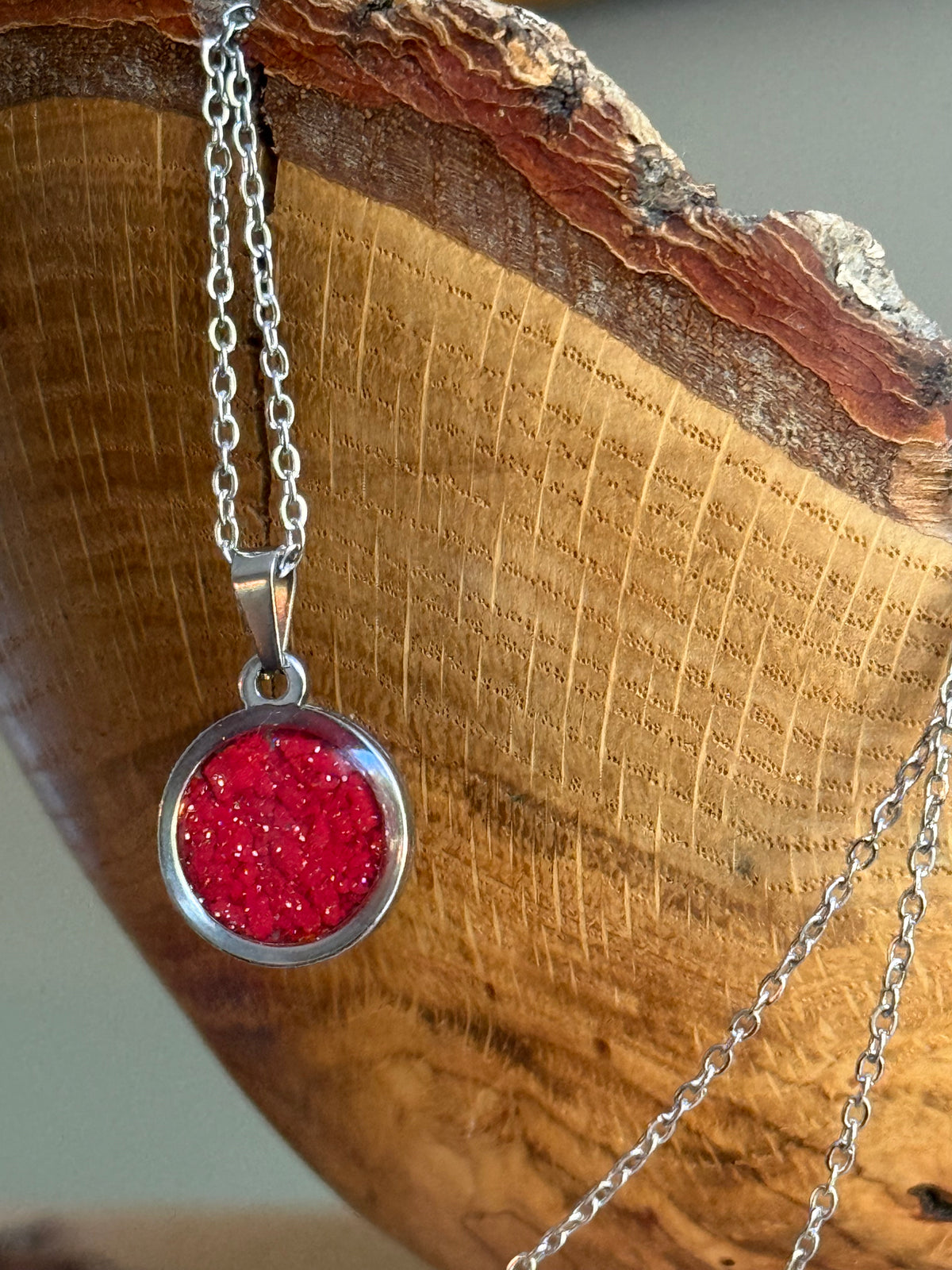 Ruby Round Pendant