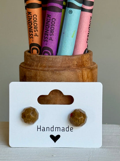 Small Round Studs (Gold)