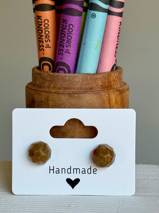 Small Round Studs (Gold)