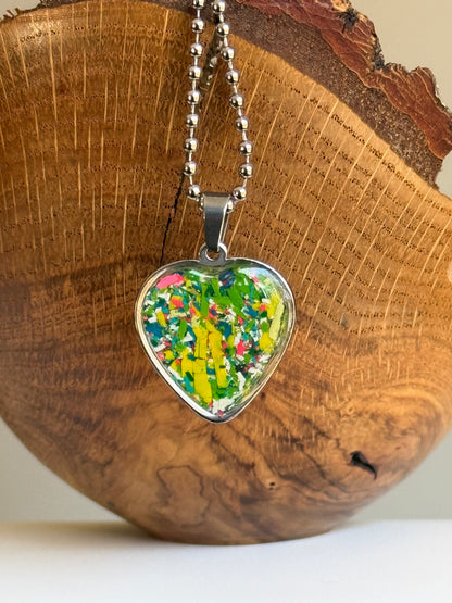 Medium Joy Heart Pendant (Paradise)