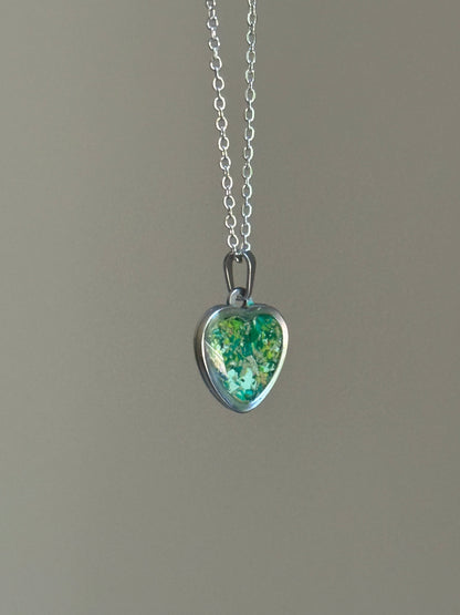 Green River Heart Necklace