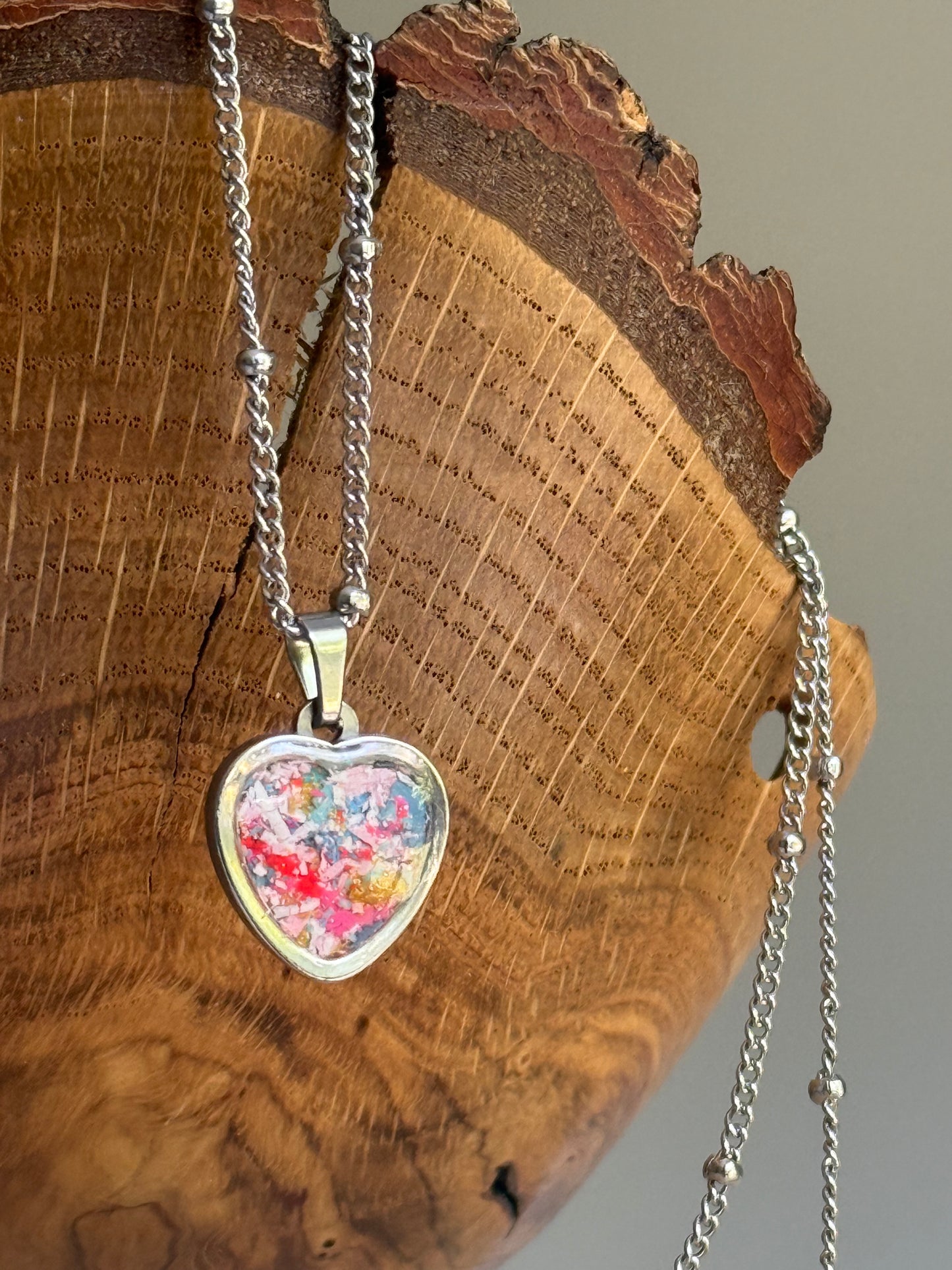 Rosewater Heart Necklace