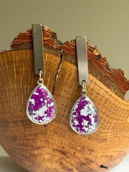 Luz Earrings (Purples)