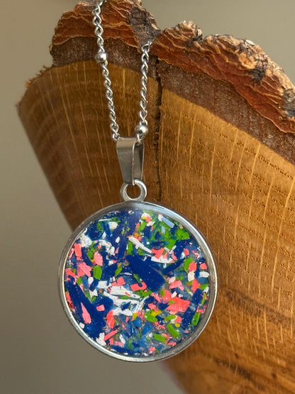 Bold Orbis Necklace (Brilliant Blues)