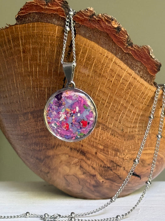 Orbis Medium Pendant (Purples)