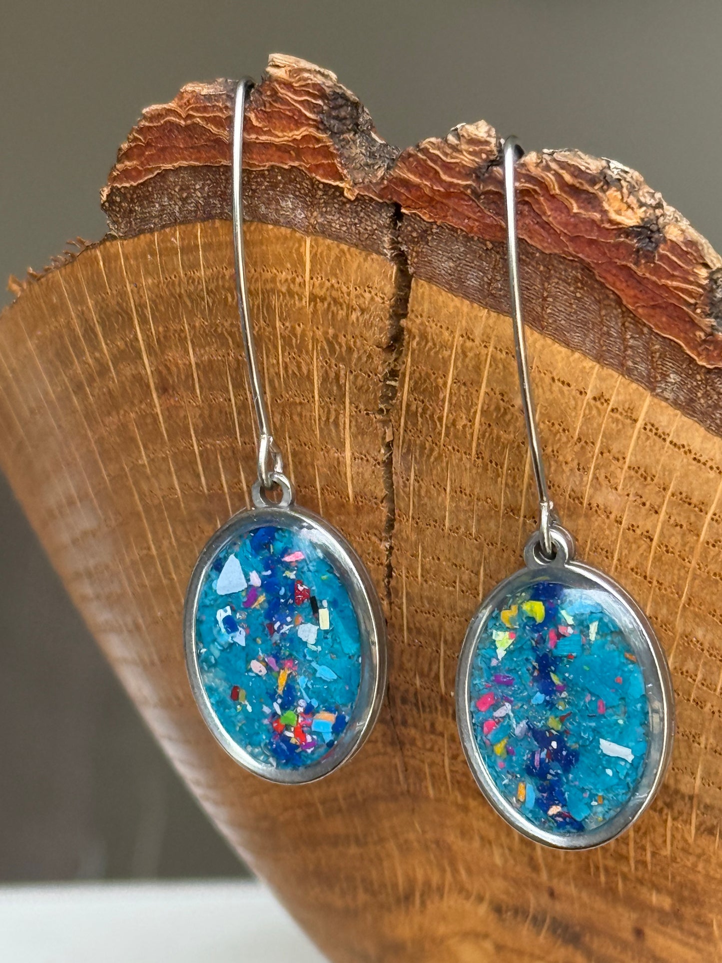 Prisma Drop Earrings (Oceans)