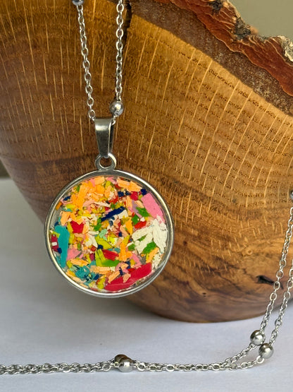 Collar redondo multicolor (grande) 