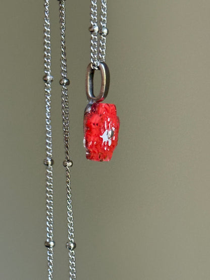 Crayon Bloom Pendant (Melon)