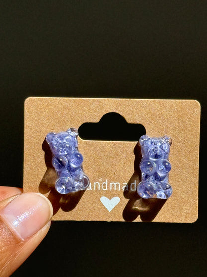 Crayon Gummy Bear Studs (Mauvelous)
