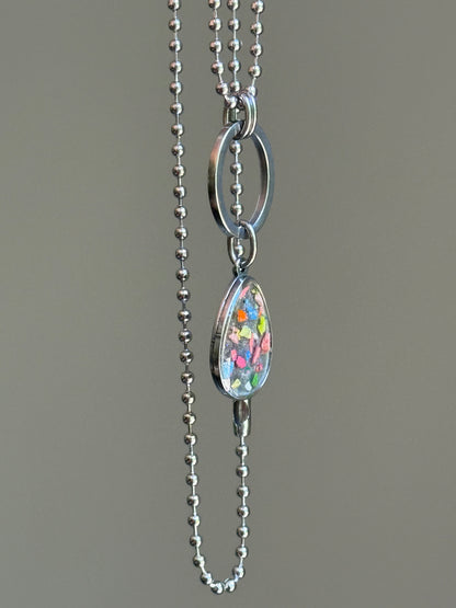 Silver Pillar Necklace