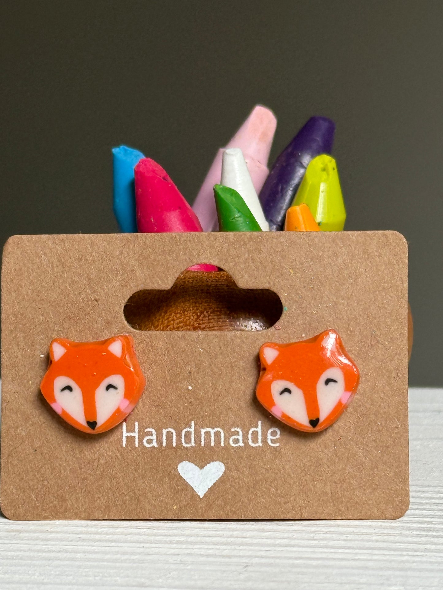 Fox Eraser Studs