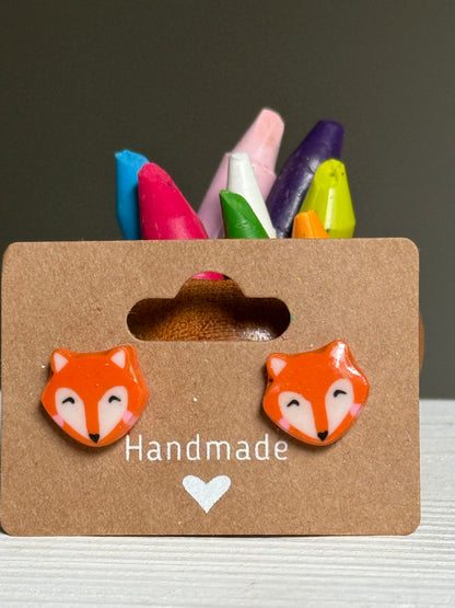 Fox Eraser Studs