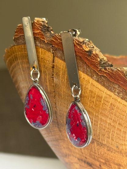 Luz Earrings (Red)