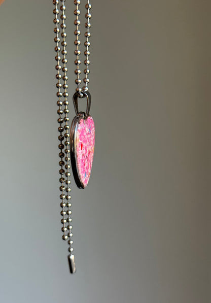 Large Joy Heart Pendant (Rainbow Sorbet)