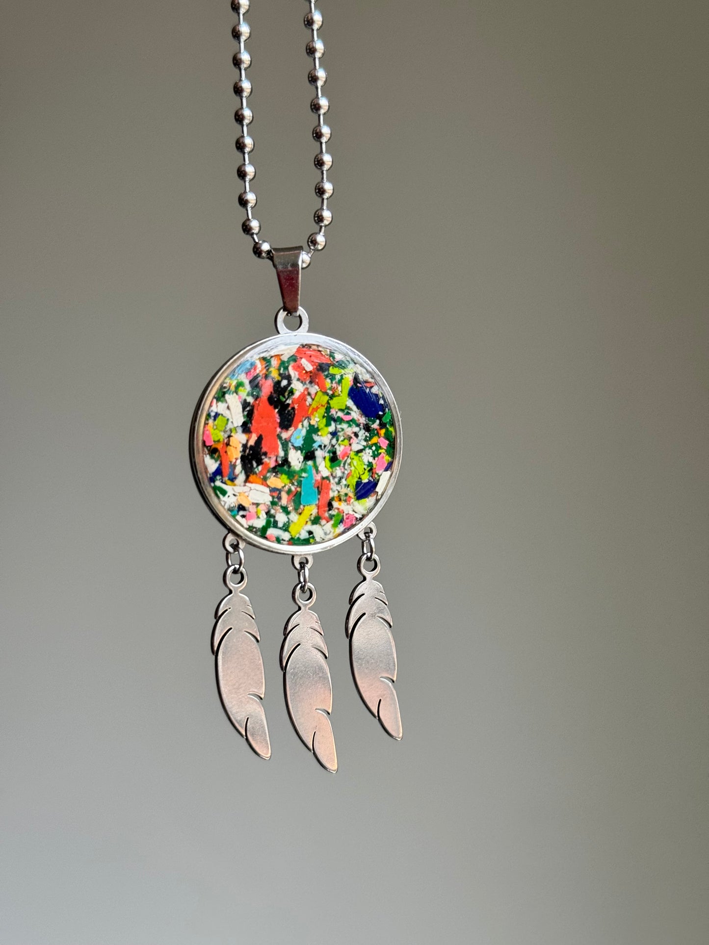 Crayon Mix - Pendentif attrape-rêves 