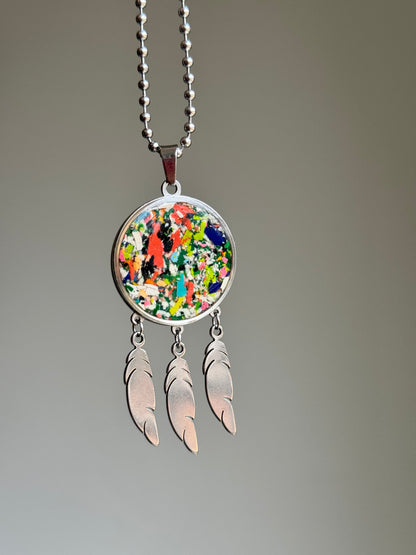 Crayon Mix - Pendentif attrape-rêves 