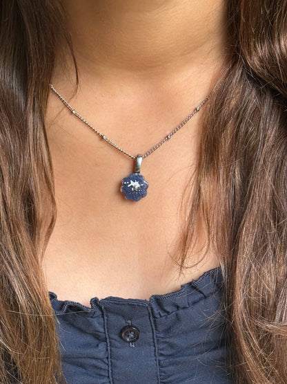 Crayon Bloom Pendant (Purple Mountain Royal)