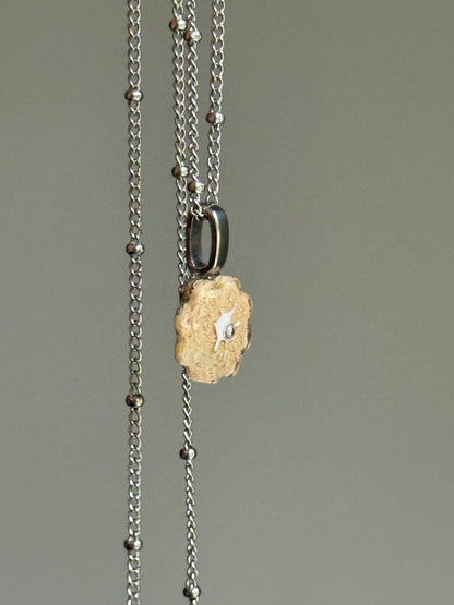 Crayon Bloom Pendant (Almond)