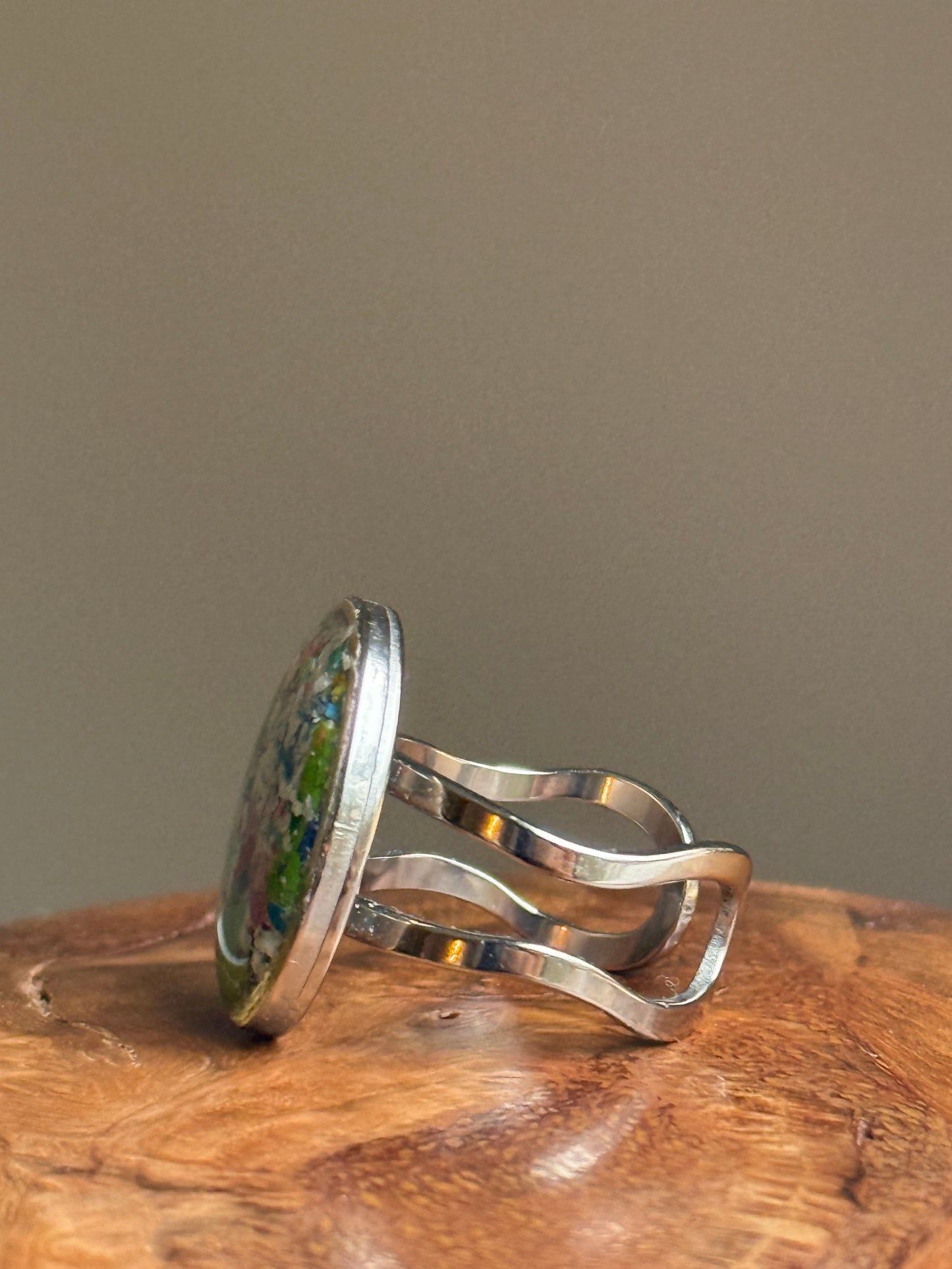 Colorful Greens (Oval Ring)