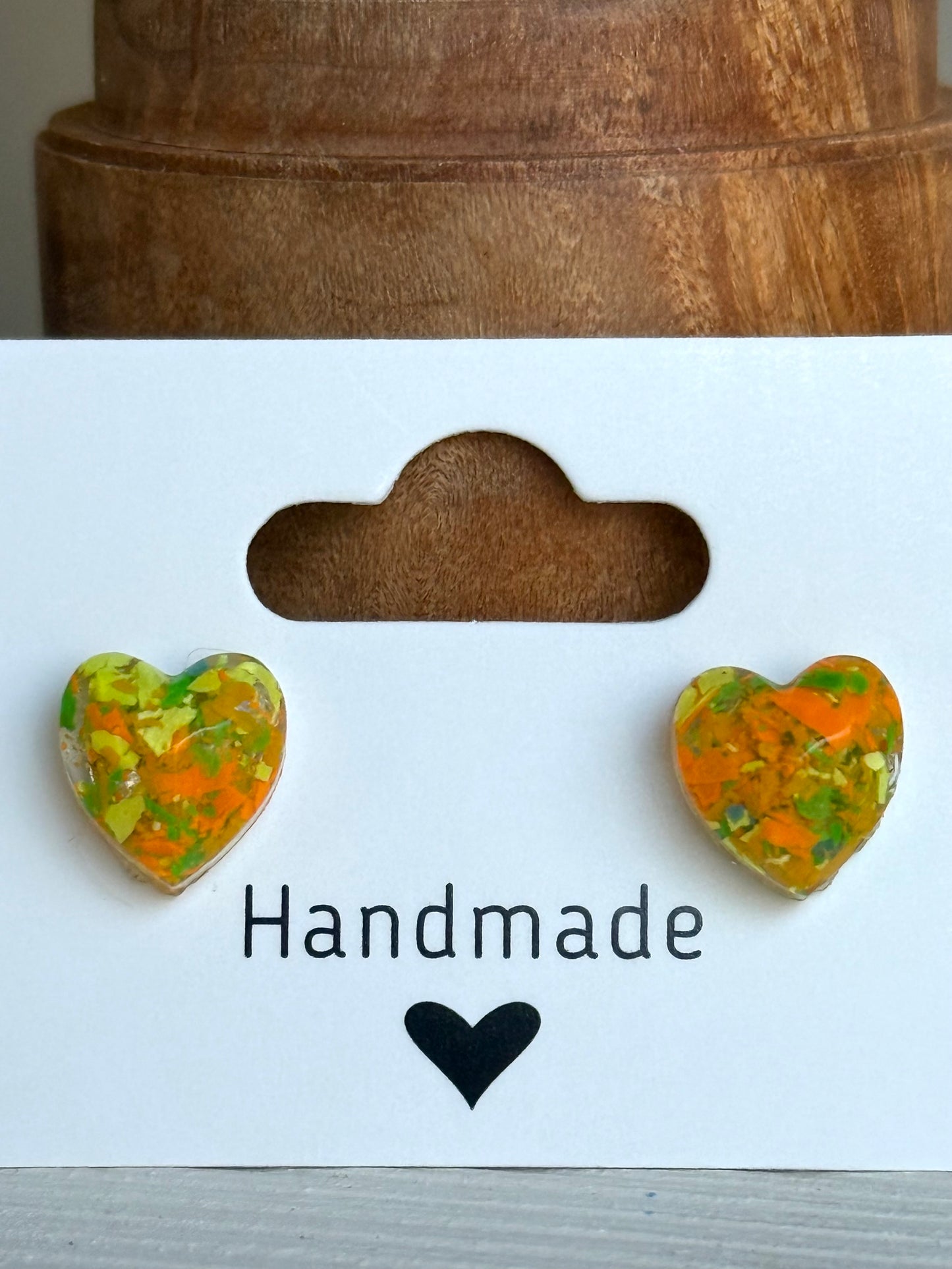 Small Heart Studs (Summer)